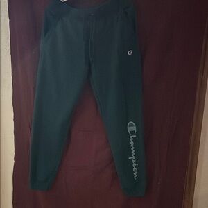 Champion Black Sweatpants with Tapered Fit